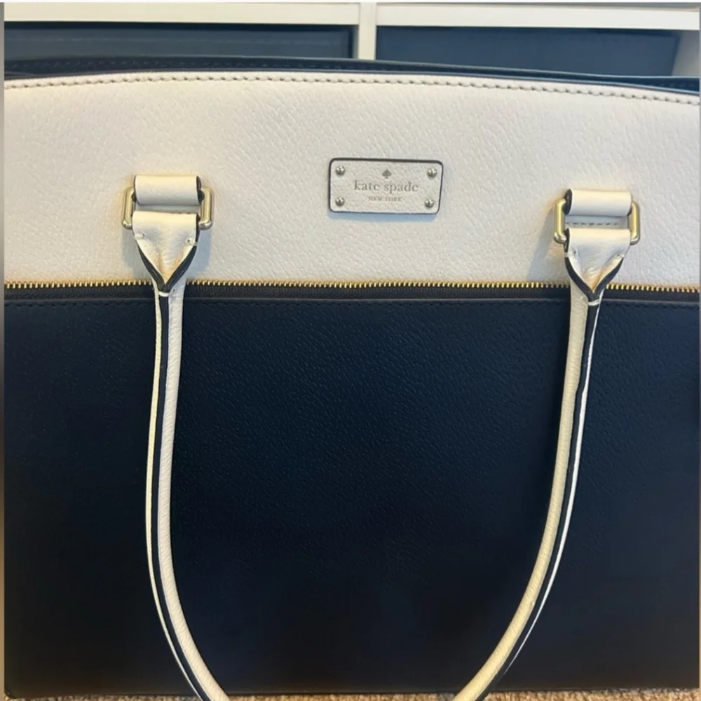 Kate Spade Maeve Shoulder Bag Grove Street Black/White Shoulder Bag Tote